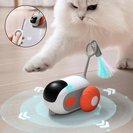 Remote Control Electric Cat Toy with Intelligent Obstacle Avoidance | Engaging Play for Active Feline Fun