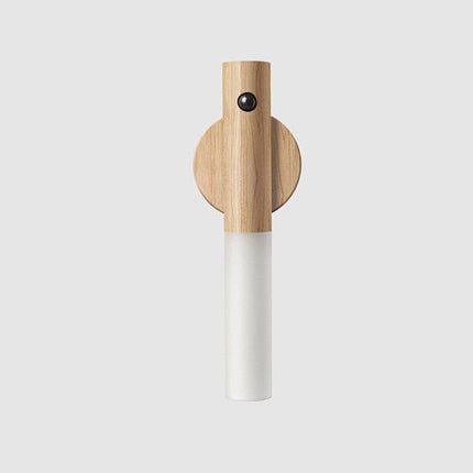 USB Magnetic Wood Night Light with Motion Sensor | Energy-Saving Design for Cozy Home Illumination