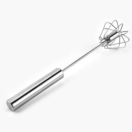 Stainless Steel Semi-Automatic Egg Beater with Lightweight Design | Effortless Mixing for Baking and Cooking