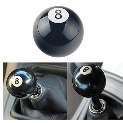 Classic 8 Ball Racing Gear Knob with Durable Acrylic | Stylish Shift Handle for Comfortable Driving Experience