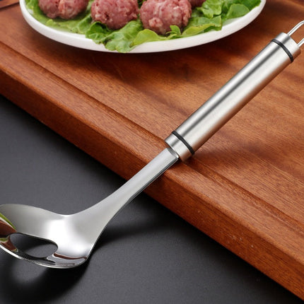 Stainless Steel Meatball Maker with Ergonomic Handle | Effortless Meatball Shaping Tool for Home Cooking