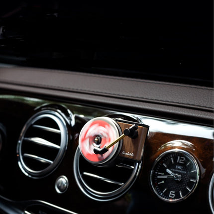 Ocean-Scented Turntable Car Fragrance Diffuser with 3 Tablets | Unique Aroma Decor for Enhanced Driving Experience