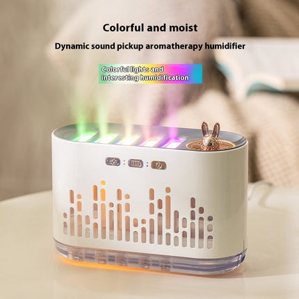 Cool Mist Humidifier with Built-in Speaker & Light Show | 700ml Capacity for Relaxing Atmosphere