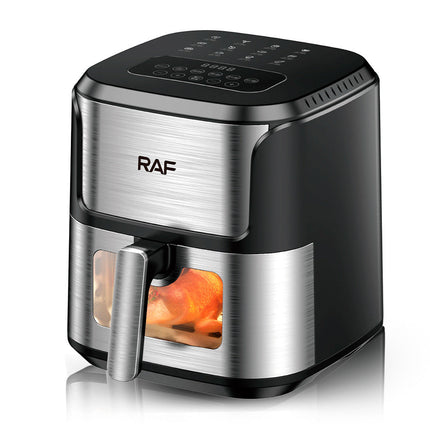 Electric Air Fryer with Touch Control & Hot Air Convection | 1600W Kitchen Appliance for Healthier Cooking
