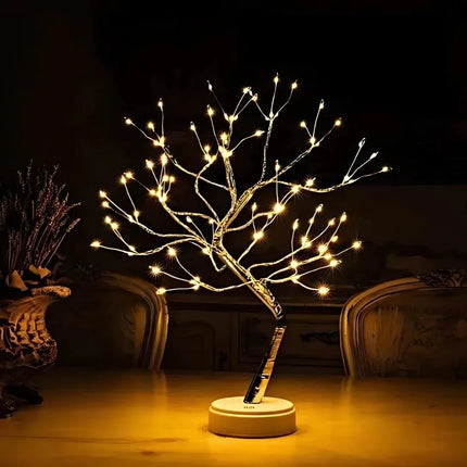 Fairy Tree Decorative LED Light with Fully Adjustable Branches | Cozy Warm White Glow for Home and Garden Decor