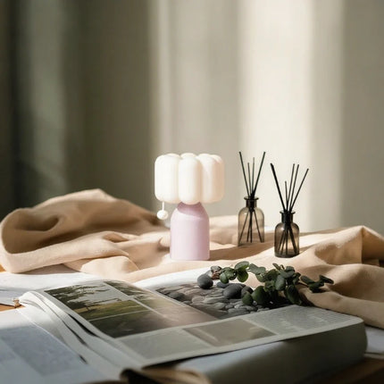 Cloud-Soft Touch Control Table Lamp with Rechargeable Battery | Portable Cozy Lighting for Any Space