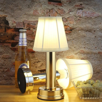 Retro-Inspired Table Lamp with Dimmable Touch Control | Cordless & Rechargeable Lighting for Home Decor