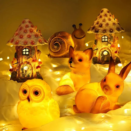 Solar Garden Light with Animal Design for a Whimsical Glow | Waterproof Outdoor Decoration for Nighttime Ambiance