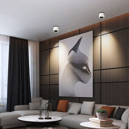 LED Flush Mount Ceiling Light, Round Ceiling Spotlight with Adjustable Head – image 22