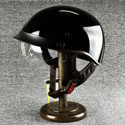 Motorcycle Helmets, Open Face Biker Helmet with Quick Release Strap – image 11