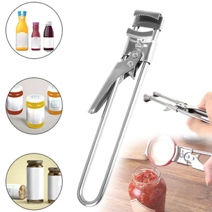 Adjustable Bottle Opener with Ergonomic Handle | Versatile Kitchen Tool for Effortless Lifting of Lids and Caps