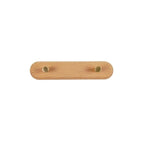 Natural Beech Wood / 2 Hooks