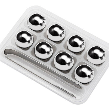 Reusable Chilling Stones Set with Food Grade Stainless Steel | Rapid Cooling for Whiskey and Cocktails