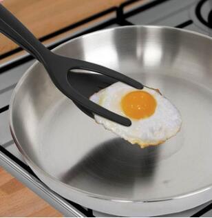 2-in-1 Grip and Flip Tongs with Heat-Resistant Spatula | Versatile Kitchen Tool for Easy Flipping and Gripping
