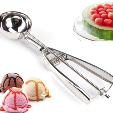 Stainless Steel Ice Cream Scoop with Ergonomic Lever | Effortless Scooping for Perfect Servings