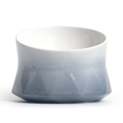 Ceramic Cat Bowl with Shallow Design | Stylish & Durable Feeding Dish for Easy Access and Reduced Mess