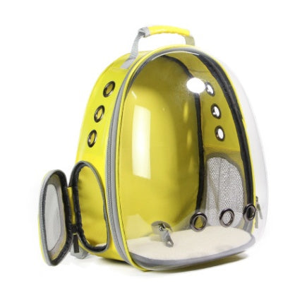 Portable Pet Backpack Carrier Bubble with Transparent Window | Lightweight Design for 360-Degree Sightseeing