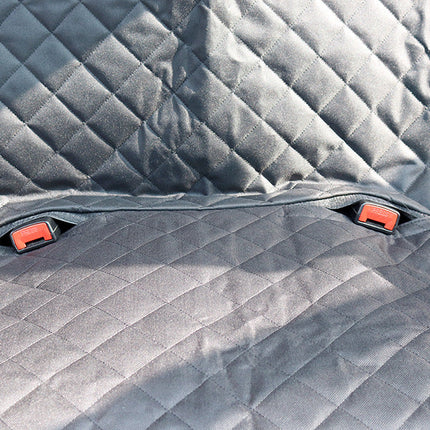Dog Car Seat Cover with Waterproof Material & Anti-Skid Design | Visual Net Windows for Pet Comfort and Safety