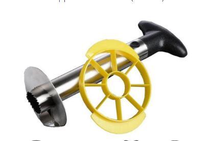 Stainless Steel Pineapple Peeler and Slicer with Ergonomic Handle | Efficient Tool for Easy Pineapple Preparation