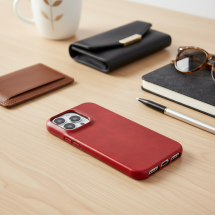 Leather iPhone Cases, Genuine Leather Phone Case for iPhone 13 14 15 16 Series – image 5