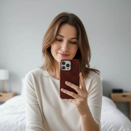 Leather iPhone Cases, iPhone 16 Case with Shockproof Shell – image 6