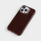 Leather iPhone Cases, iPhone 16 Case with Shockproof Shell, Genuine Leather Phone Case for iPhone 13 14 15 16 Series