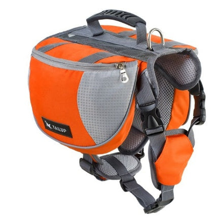 Outdoor Pet Harness with Waterproof Backpack | Adjustable Fit for Hiking and Outdoor Activities