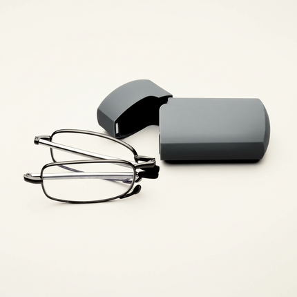 Folding Reading Glasses 2 Pack, Foldable Readers with Case for Men and Women, Compact Lightweight Reading Glasses