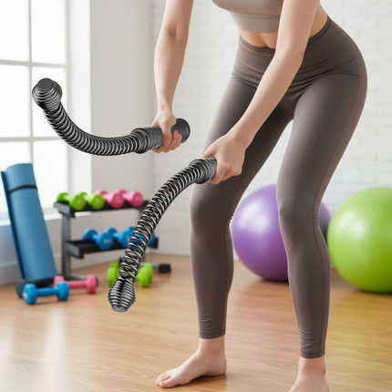 Cordless Battle Ropes, Steel Strength Training Equipment for Beginners and Combat Sports