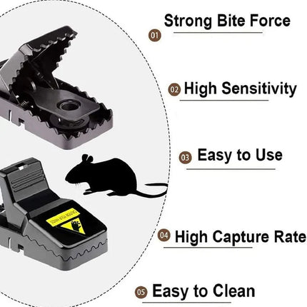 Mouse Traps 6 Pack, Snap Trap for Mice Indoor and Outdoor