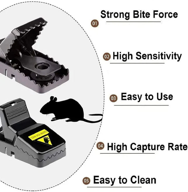 Mouse Traps 6 Pack, Snap Trap for Mice Indoor and Outdoor