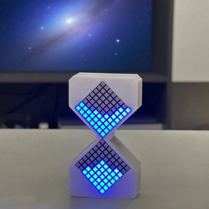 Hourglass Light with Customizable Time Flow | Cordless & Rechargeable Ambient Decor for Relaxation and Creativity