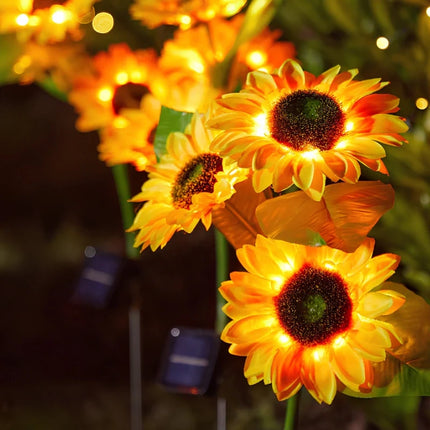 Solar Flower Lights for Garden with Timeless Floral Design | Durable Outdoor Décor for Enchanting Nighttime Glow