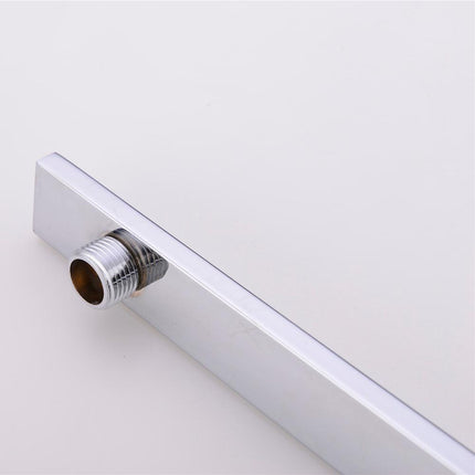 Shower Arm Extension, Wall Mounted Shower Head Arm in Chrome and Black