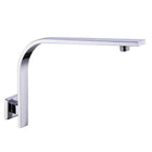 Shower Arm Extension, Wall Mounted Shower Head Arm in Chrome and Black – image 5