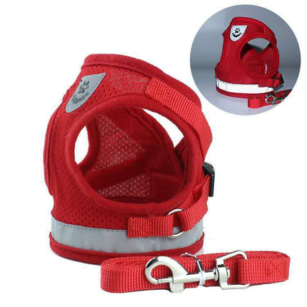 Reflective Dog Rope with Adjustable Velcro | Lightweight Mesh for Comfort and Convenience