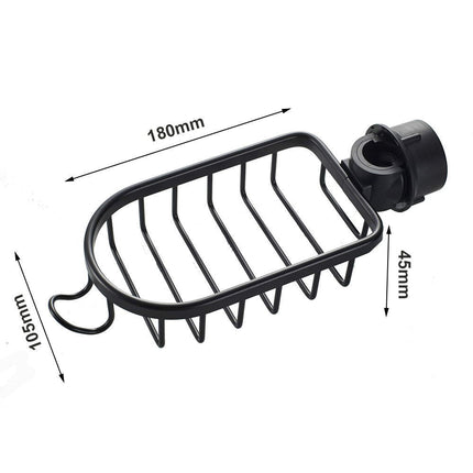 Aluminum Sink Drain Rack with Rustproof Design | Stylish Organizing Solution for Kitchen and Bathroom