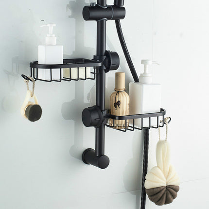 Aluminum Sink Drain Rack with Rustproof Design | Stylish Organizing Solution for Kitchen and Bathroom