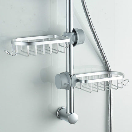 Aluminum Sink Drain Rack with Rustproof Design | Stylish Organizing Solution for Kitchen and Bathroom