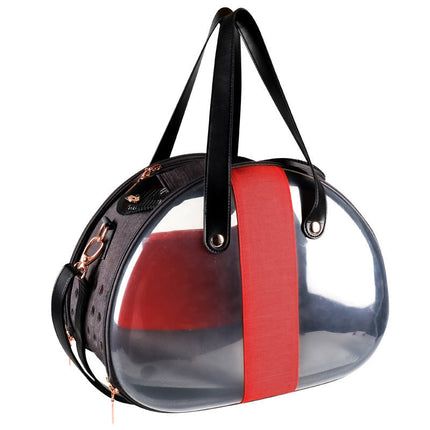 Transparent Pet Backpack for Cats and Dogs with Waterproof Design | Comfortable Carrier for Travel and Day Trips