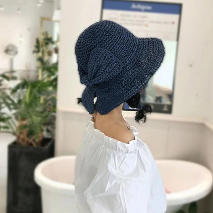 Sun Hat with Bow, Lightweight Breathable Summer Hat – image 12