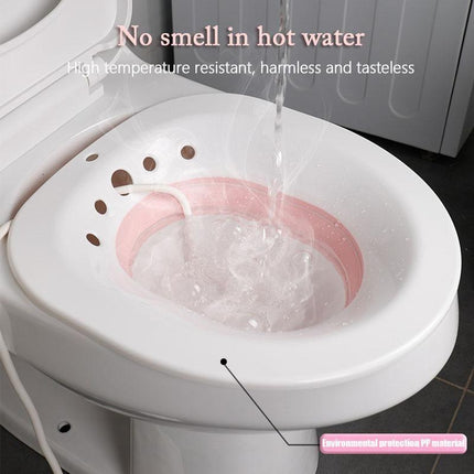 Sitz Bath for Hemorrhoids, Sitz Bath Tub with Optional Flusher