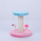Kitten Climbing Frame with Flannel & Sisal Material | Compact Cat Table for Play and Exercise