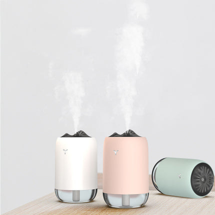 Magic Flame Humidifier with Ultrasonic Operation | Compact Decorative Air Moistener for Home and Office