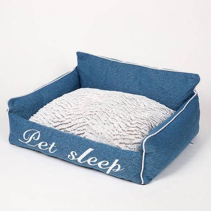 Warm Cat Litter Kennel Bed with Soft Cloth Material | Cozy Pet Cave for Ultimate Comfort