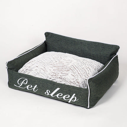 Warm Cat Litter Kennel Bed with Soft Cloth Material | Cozy Pet Cave for Ultimate Comfort