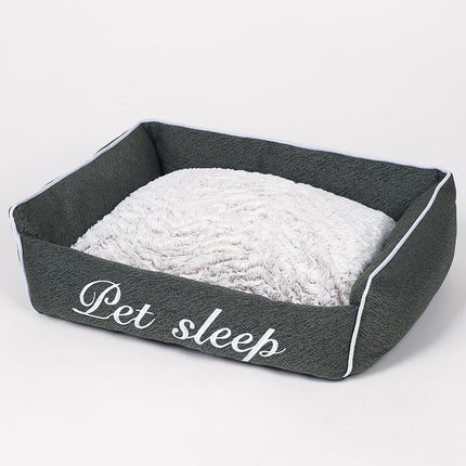 Warm Cat Litter Kennel Bed with Soft Cloth Material | Cozy Pet Cave for Ultimate Comfort