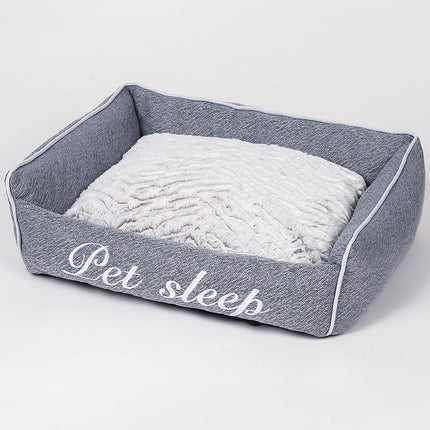 Warm Cat Litter Kennel Bed with Soft Cloth Material | Cozy Pet Cave for Ultimate Comfort