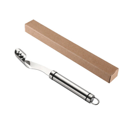 Stainless Steel Seed Corer Remover Tool with Serrated Edges | Effortless Seed Removal for Peppers and Vegetables