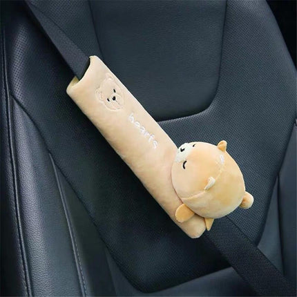 Child Car Seat Belt Shoulder Pad with Cartoon Design | Soft Comfort for Neck Support During Travel